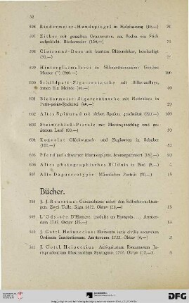 Bücher (Nr. 608-613)