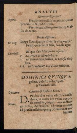 Dominica Quinquagesima ...