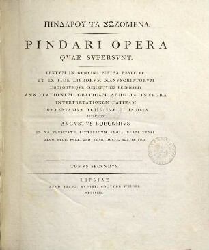 Pindaru ta sōzomena, 2,[1]