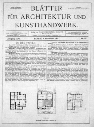 No. 11, 1. November 1903
