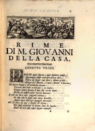Opere, 1. Contenente le Rime ed Annotazioni varie sovra le stesse