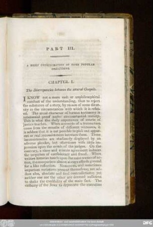 Chapter I. The Discrepancies between the several Gospels.