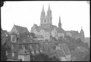 Meißen. Schlossberg mit Dom,Kurien und Bischofsschloss
