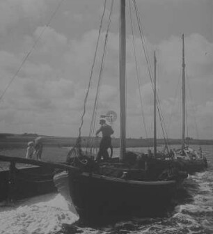 Neuenkirchen-Vieregge. Fischerboote am Ufer