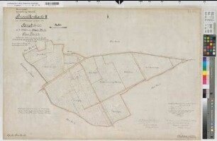 Osterwick (Rosendahl), Zusammenlegung Horst, Brouillonkarte II Flur 23