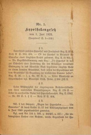 Das Hypothekenwesen im Königreich Bayern diesseits des Rheins : Supplement enthaltend die seit dem Jahre 1822 ... Aenderungen ...