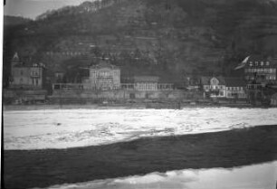 Schleuse Heidelberg, Eis im Oberwasser