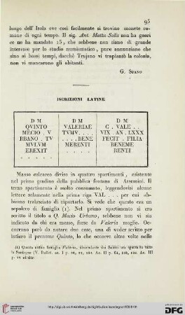 5: Iscrizioni latine