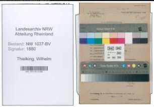 Entnazifizierung Wilhelm Thielking , geb. 21.04.1898 (Rektor)