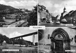 Nossen. Ortsansichten, Ansichtskarte