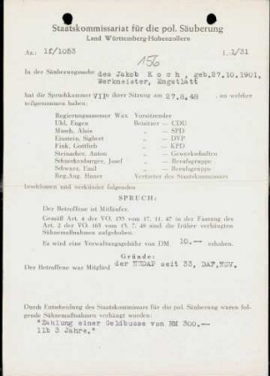 Koch, Jakob