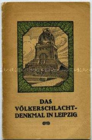 Broschüre über das Völkerschlachtdenkmal bei Leipzig