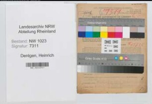 Entnazifizierung Heinrich Dentgen , geb. 15.03.1909 (Lokfuehrer)