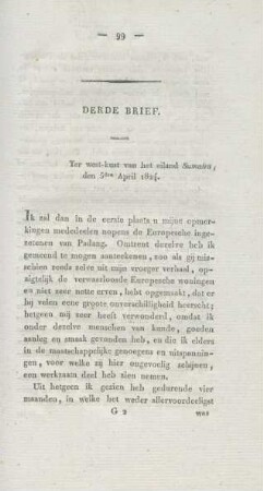 Derde brief