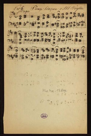 22 Sacred songs, org - BSB Mus.ms. 13694 : [without collection title]
