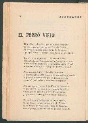 El perro viejo