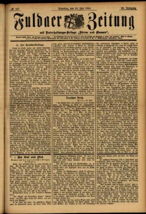 Ausgabe vom Dienstag, den 23. Juli 1895.