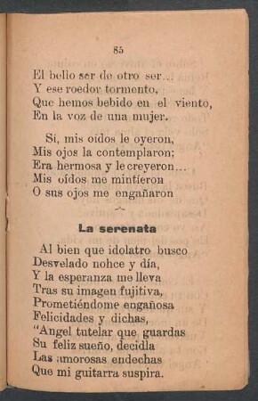 La serenata