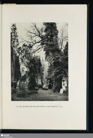 Der afranische Kirchenhof, Durchblick auf die Domtürme