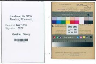 Entnazifizierung Georg Gustrau , geb. 02.06.1908 (Steiger)
