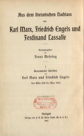 1 = [1], Bd. 1%_11 1902: Von März 1841 bis März 1844