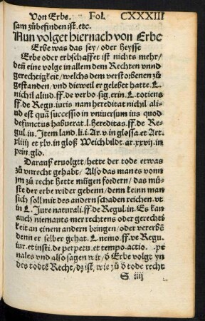 Nun volget hiernach von Erbe