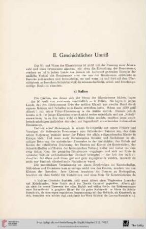 II. Geschichtlicher Umriß
