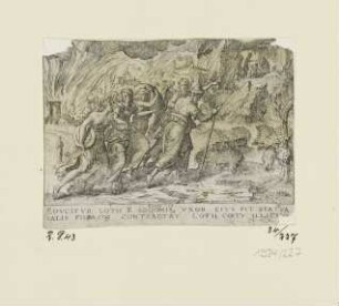 Engel führen Loth aus Sodom, Blatt 20 der Folge "Genesis"