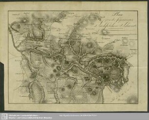 Plan von der sogenannten Sächsischen Schweitz