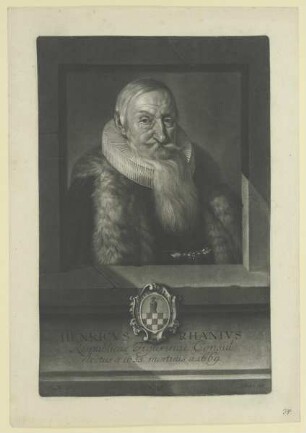 Bildnis des Henricvs Rhanivs