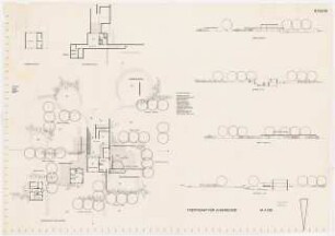 Bundesgartenschau 1969, Frankfurt/Main: Schnitte 1:200: Teilbereich für Jugendliche