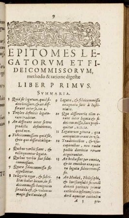 [Caput I. Quid sit legatum, quid fideicommissum, & an sint exaquata.]