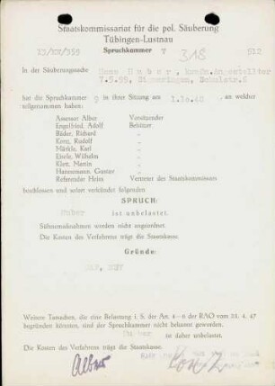 Huber, Hans