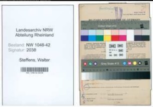 Entnazifizierung Walter Steffens , geb. 26.12.1908 (Sportlehrer)