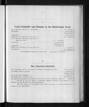 II. Das Disconto-Geschäft.