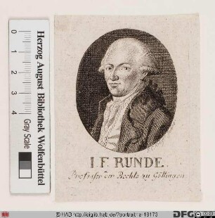 Bildnis Justus Friedrich Runde d. Ä.
