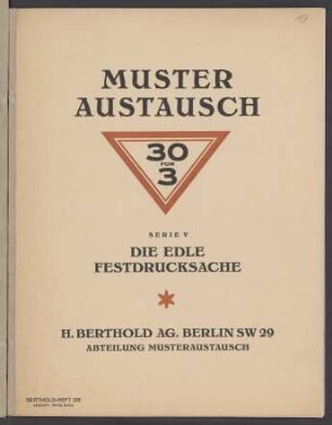 216: Die edle Festdrucksache