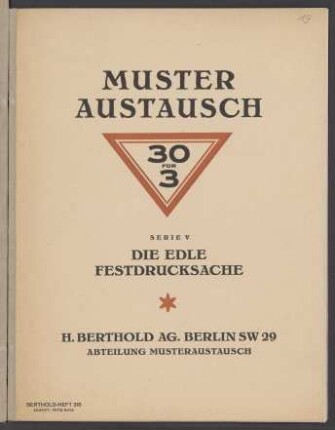 216: Die edle Festdrucksache