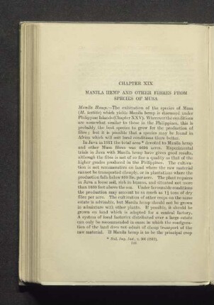 Chapter XIX Manila hemp and other fibres from species of musa
