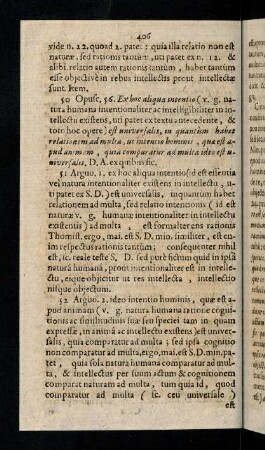 406-409, 50 Opusc. 56. Ex hoc aliqua intentio (v. g. natura ...