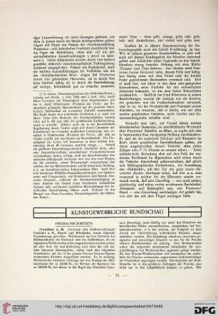 Kunstgewerbliche Rundschau