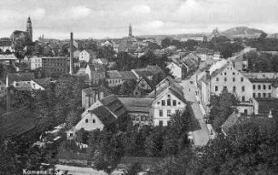 Kamenz. Stadtansicht, Ansichtskarte
