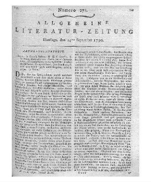 [Martinet, J. F.]: Neue Erfahrungen über die Eigenschaften des flüchtig-flüssigen Alkali. Aus d. Französ. übersetzt von C. L. S. Straßburg: König 1789