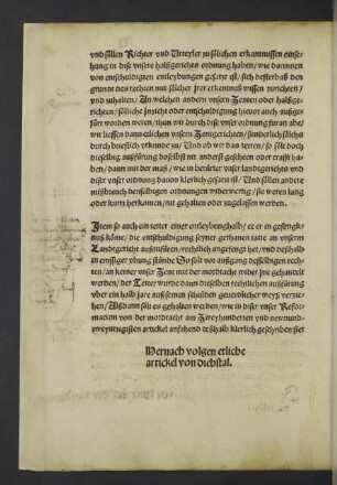 Hernach volgen etliche artickel von diebstal.