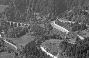 Höllental, Ravenna Viadukt und Kehre der B 31