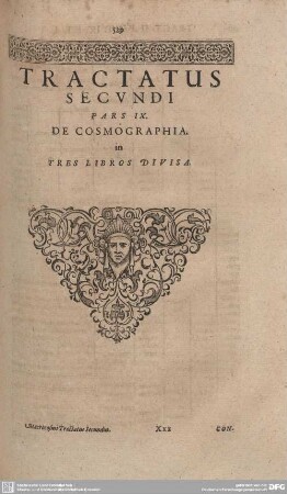 Pars IX. De Cosmograohia.