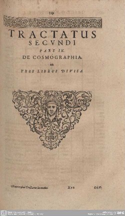 Pars IX. De Cosmograohia.