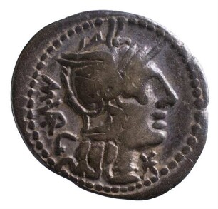 Münze, Denar, 130 v.Chr.