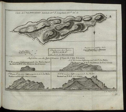 N° 14: Charte von der Inseln Pitcairn ...