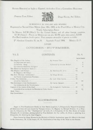 Contents [and] Illustrations